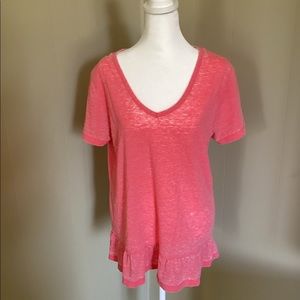 Shirt that has a shelf at bottom